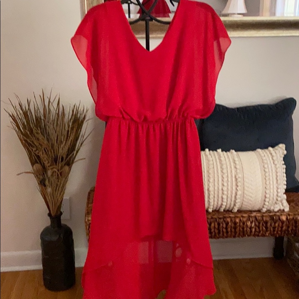 Red dress